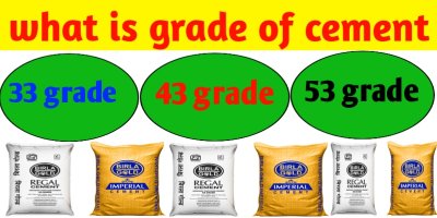 What is different grade of Portland cement 33 ,43 and53