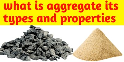 What is aggregate its types and properties