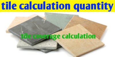 Tile coverage calculation - tile calculation quantity