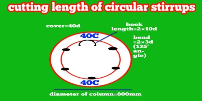 how-to-calculate-cutting-length-of-circular-stirrups-civil-sir