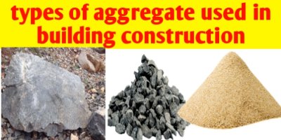 Types of aggregate used in building construction