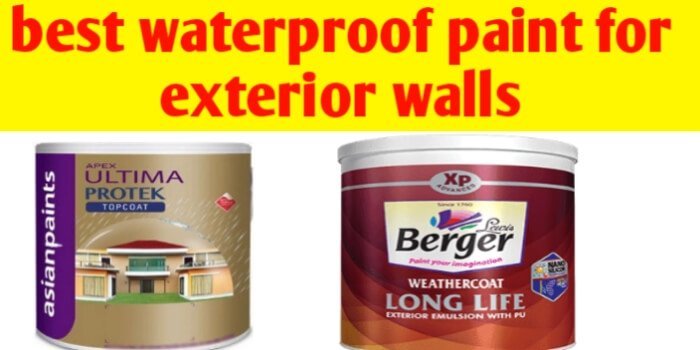 best waterproof paint for exterior walls and paint for waterproofing