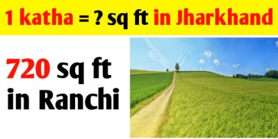 1 katha = sq ft in jharkhand Ranchi land measurement