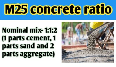 M25 concrete ratio