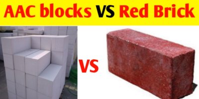 AAC blocks VS red Brick | Properties and uses