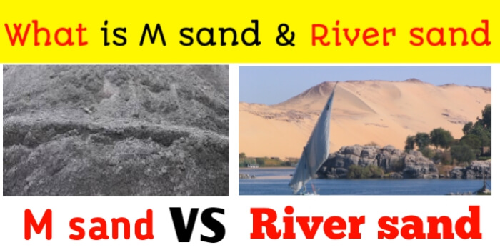 What is M-Sand & River Sand | M sand vs River sand