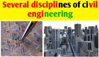 What are different branches of civil engineering?