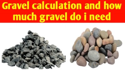 Gravel calculation | how much gravel do I need