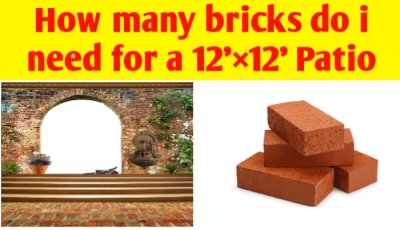 How many bricks do i need for a 12'×12' Patio