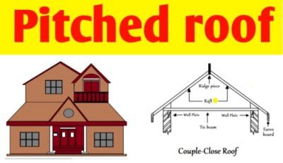 Pitched roof: parts, types, angle & how to figure pitch for roof