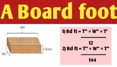 A Board foot | Board feet to square feet | Formula for board feet