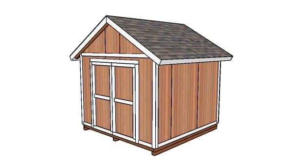 How many studs do i need for a 10x12 shed