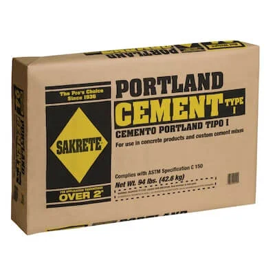How much concrete will a 94 pound bag of Portland cement make?