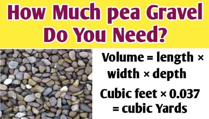 How Much pea Gravel Do You Need? Gravel calculation