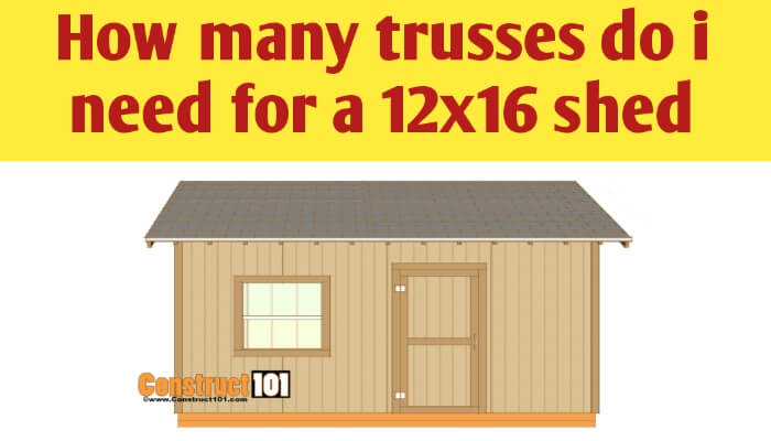 How Many Trusses Do I Need For a shed?